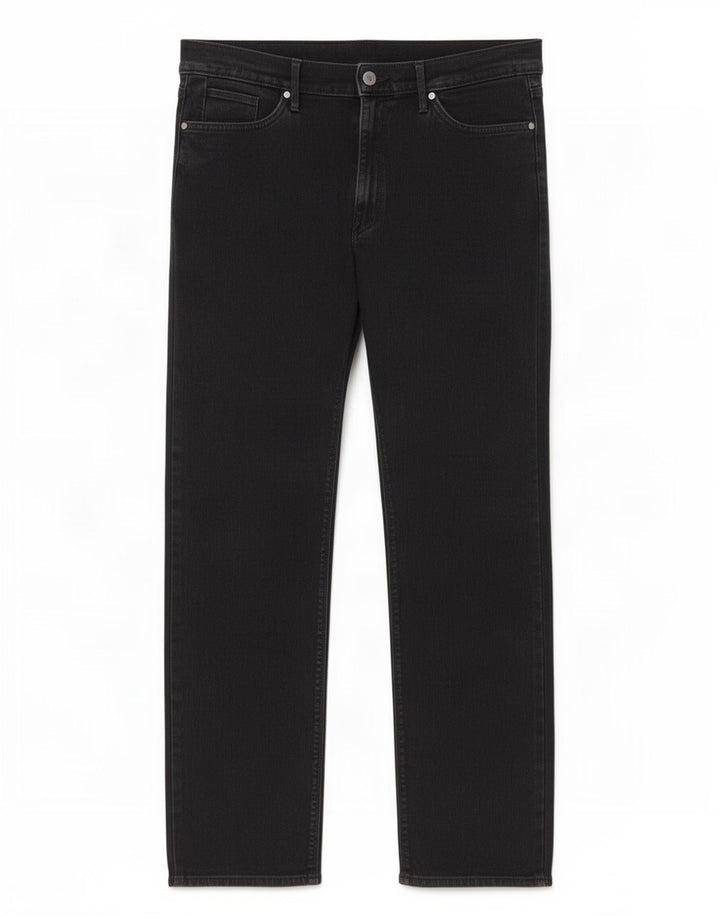 Jeans dritti da uomo Marks & Spencer W36 L31 cotone nero