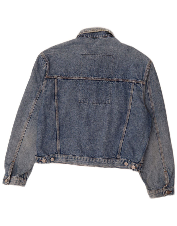 Giacca di jeans da uomo Enrico Coveri UK 40 grande cotone blu