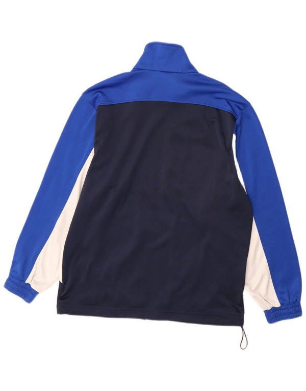 Giacca da tuta da uomo Lotto grande in poliestere color block blu navy