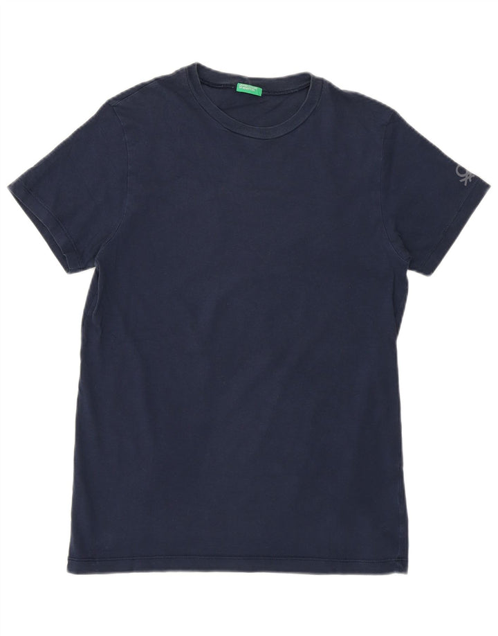 BENETTON Mens T-Shirt Top XS Navy Blue