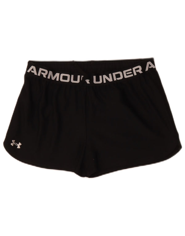 Pantaloncini sportivi grafici per ragazze UNDER ARMOUR 13-14 anni XL poliestere nero