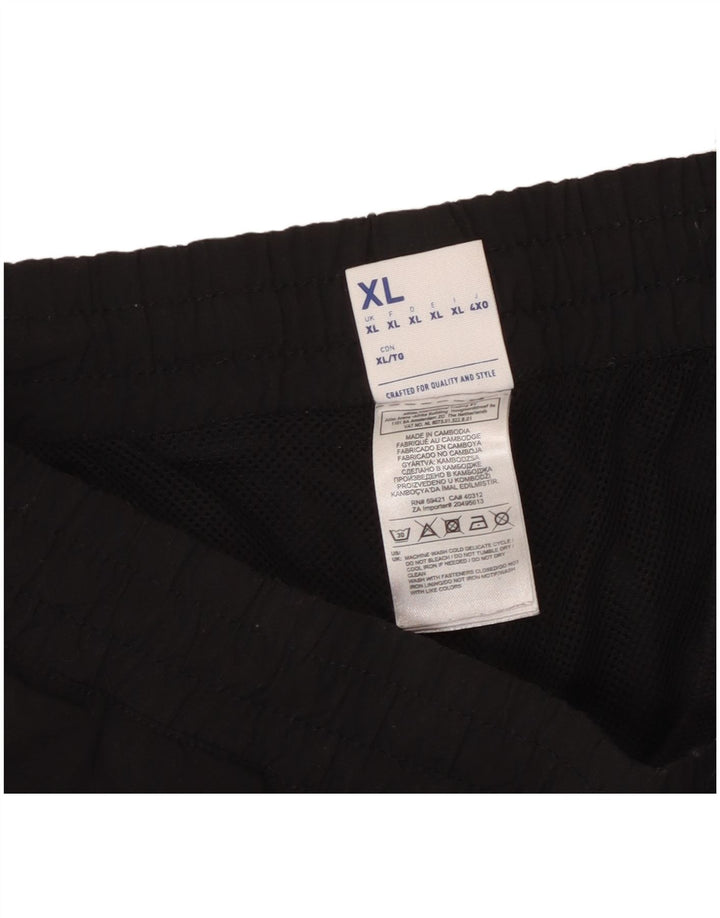 Pantaloni da tuta da uomo Reebok Joggers XL Poliestere color block nero