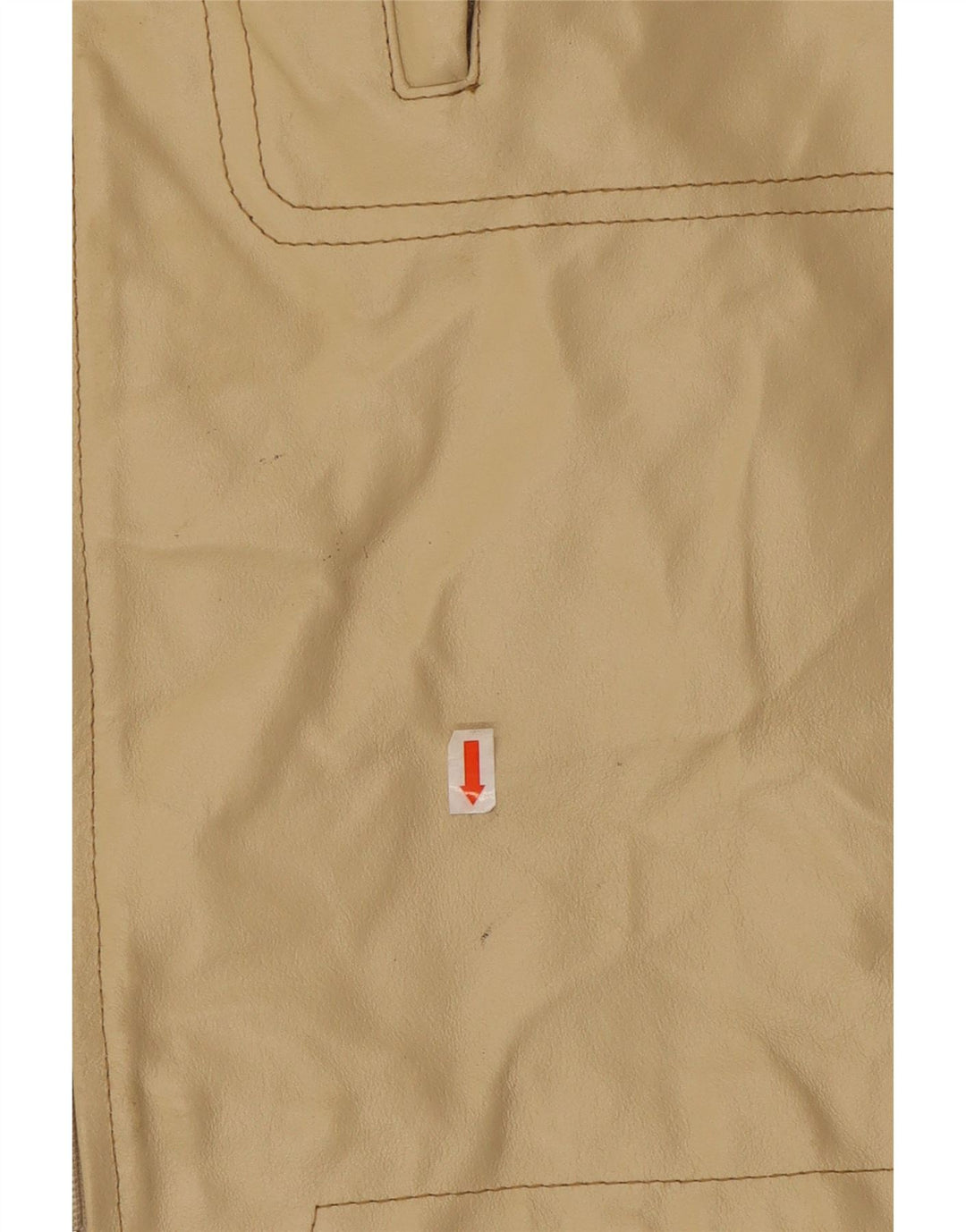 Giacca in pelle da uomo VINTAGE UK 40 Grande pelle beige