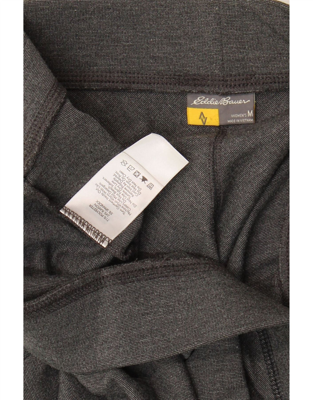 Gonna a trapezio da donna Eddie Bauer media W30 poliestere grigio