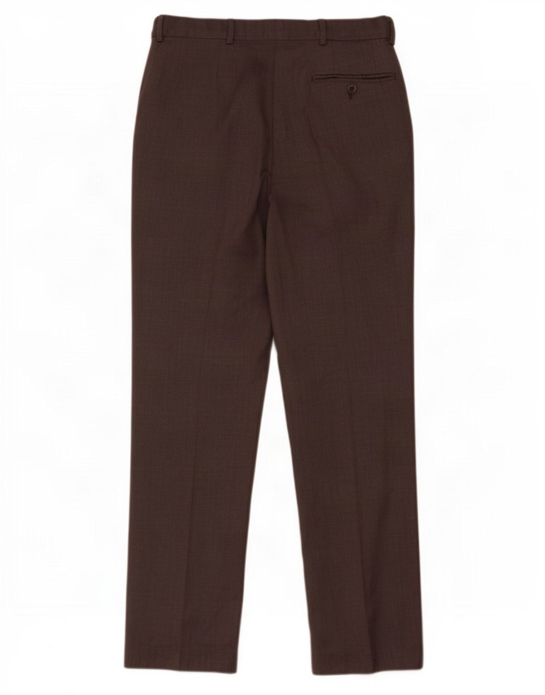Pantaloni da abito dritti da uomo Marks & Spencer W30 L30 in lana grigia