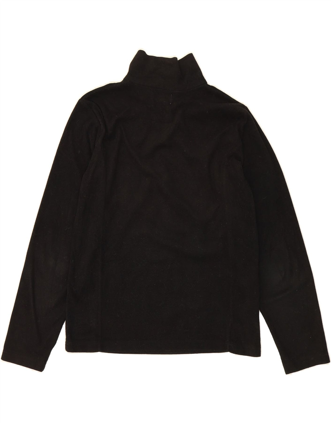 SERGIO TACCHINI Womens Zip Neck Fleece Jumper UK 18 XL Black Polyester Vintage Sergio Tacchini and Second-Hand Sergio Tacchini from Messina Hembry 