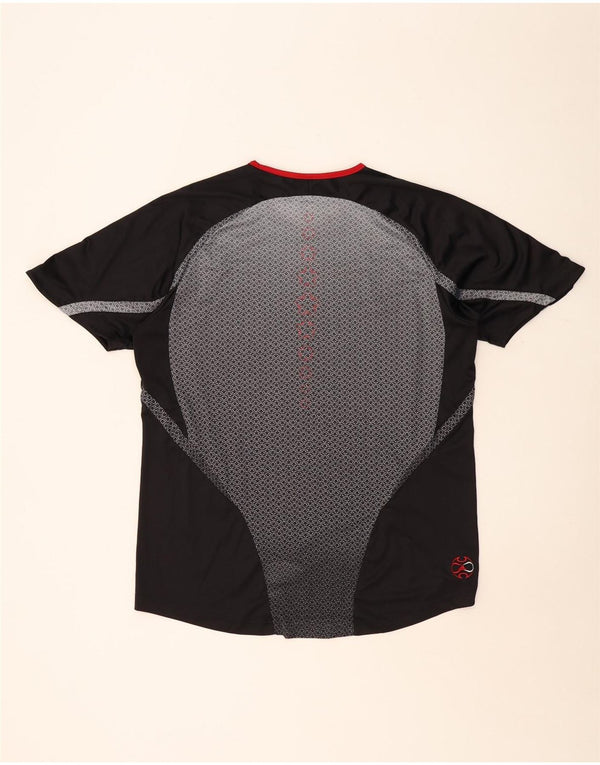 T-shirt ADIDAS da uomo Climacool XL poliestere color block nero