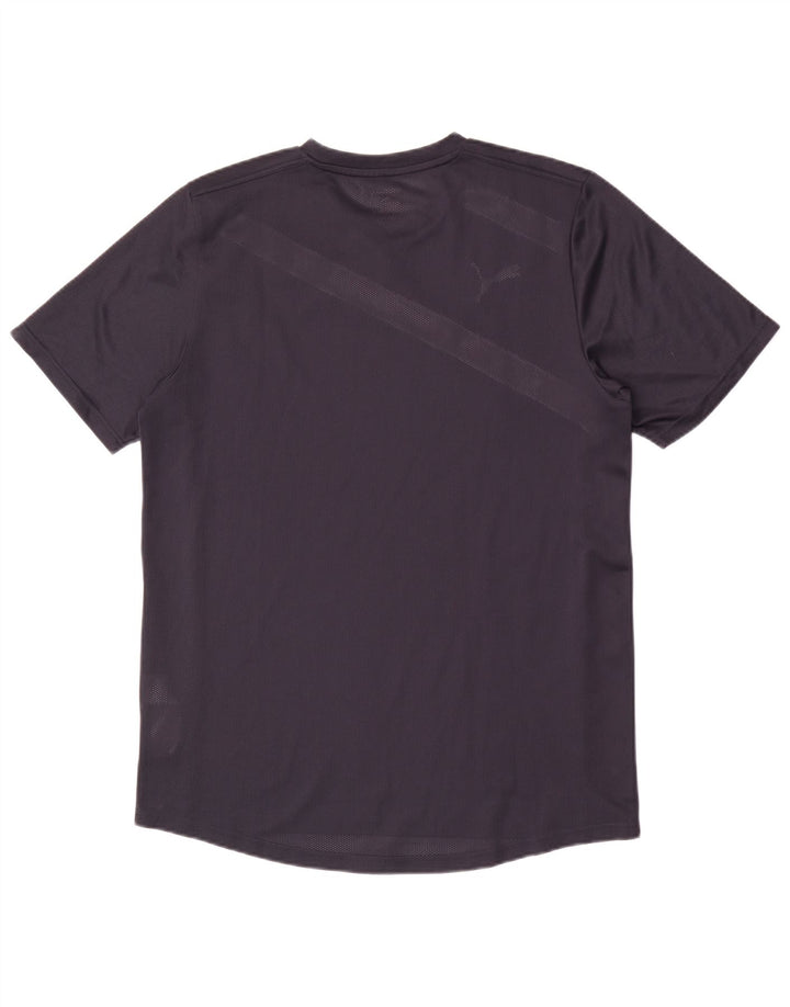 T-shirt da uomo Puma Top grande a righe blu navy