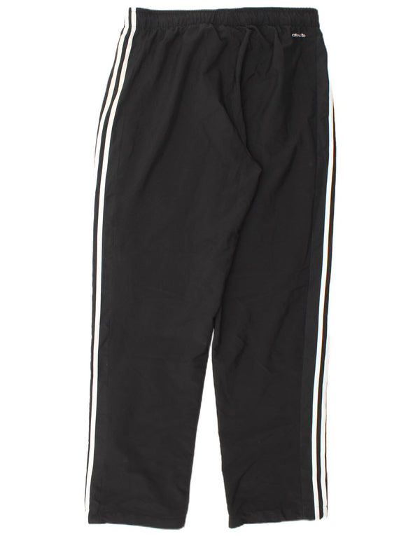 Pantaloni da tuta da uomo Adidas Large neri in poliestere