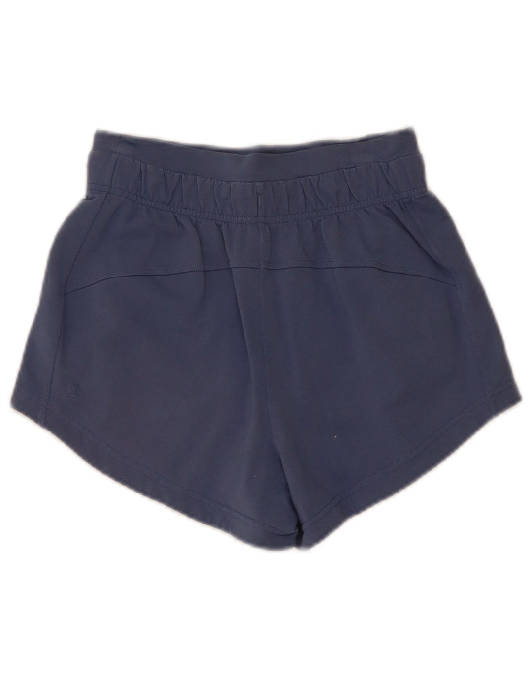 Pantaloncini sportivi da donna Lululemon US 4 piccoli in cotone blu navy