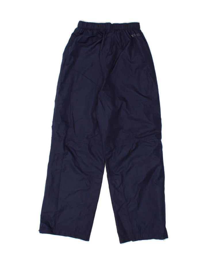 MOUNTAIN WAREHOUSE Boys Tracksuit Trousers 11-12 Years Navy Blue Polyester Vintage Mountain Warehouse and Second-Hand Mountain Warehouse from Messina Hembry 