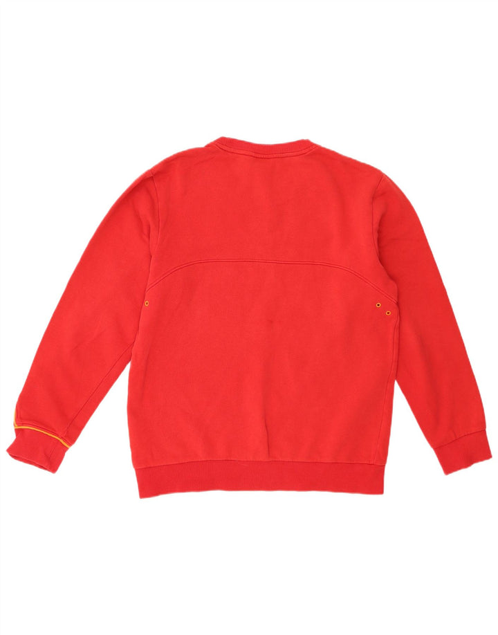 Felpa Adidas Uomo Maglione Piccolo Rosso Cotone