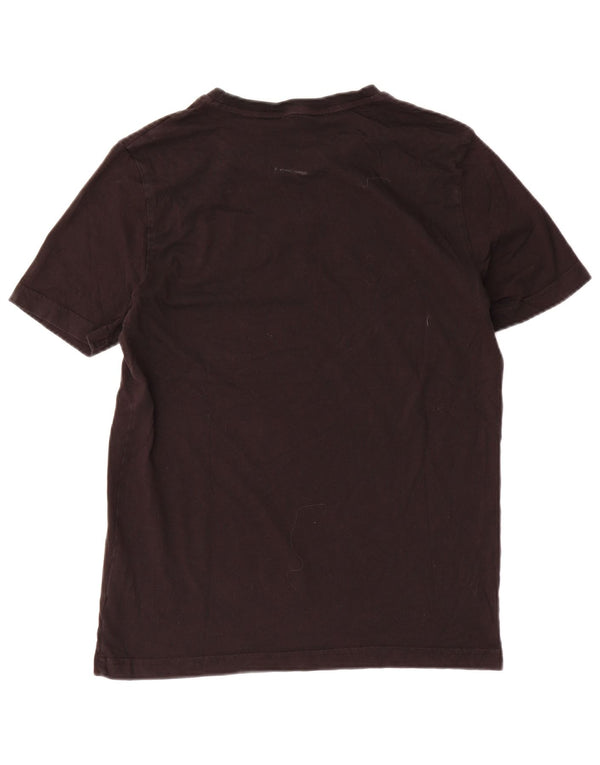 T-shirt grafica da uomo Puma Top Small in cotone nero