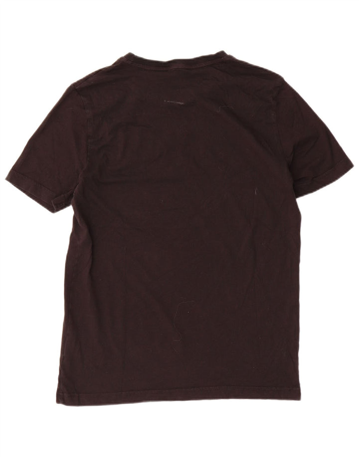 T-shirt grafica da uomo Puma Top Small in cotone nero