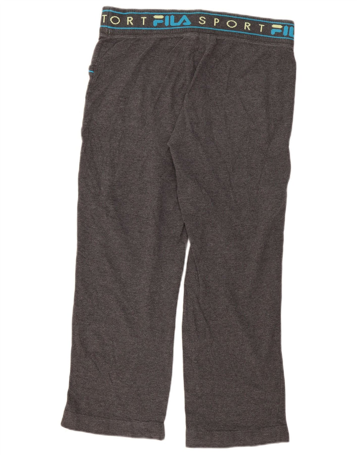 Pantaloni da tuta con grafica da donna FILA UK 14 Grigio medio