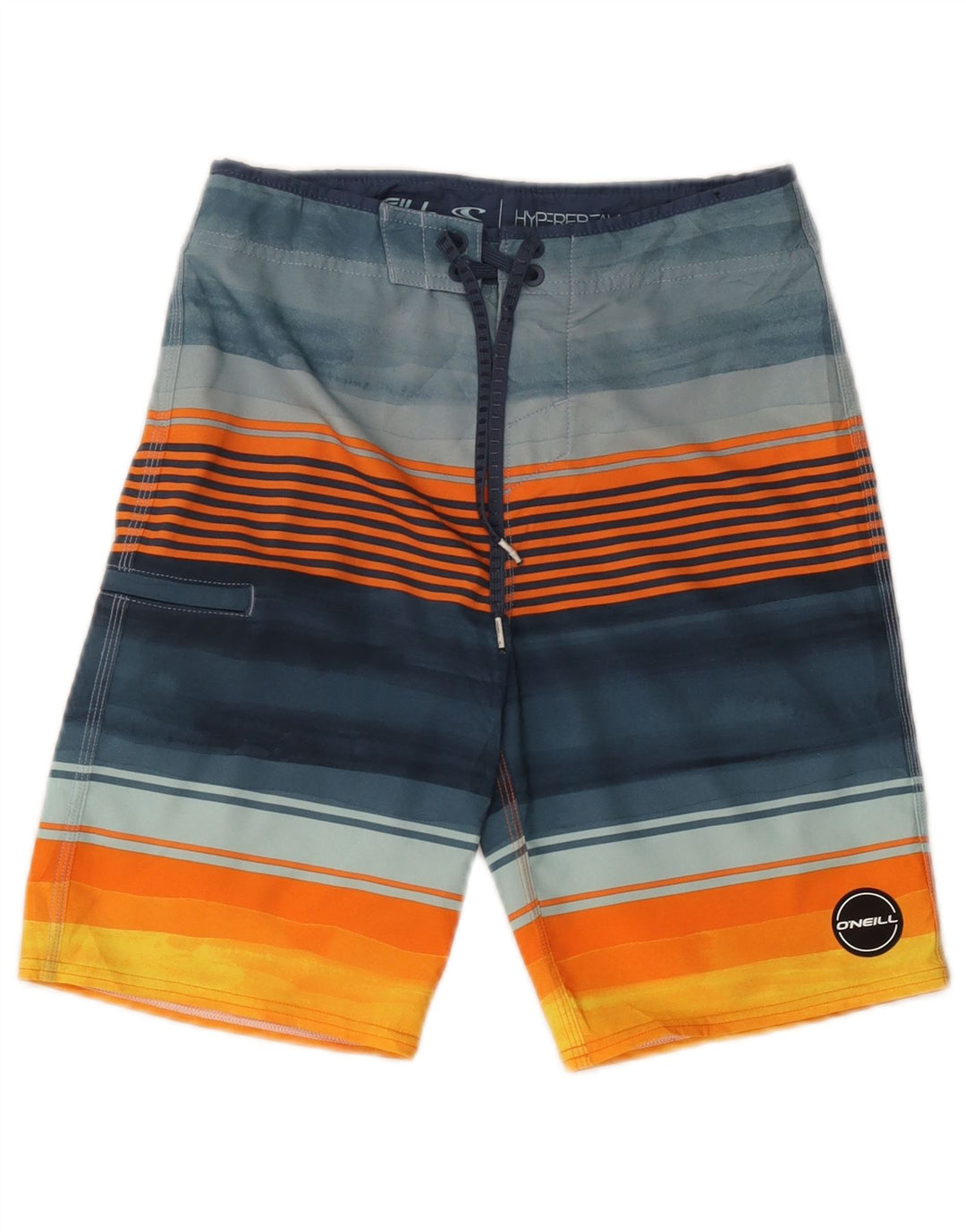 Pantaloncini da bagno grafici da uomo O'Neill XS poliestere a righe multicolore