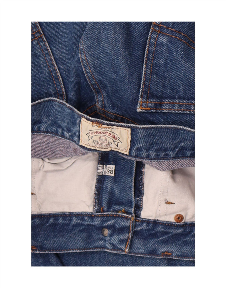 Jeans dritti da uomo Armani W38 L33 Blu