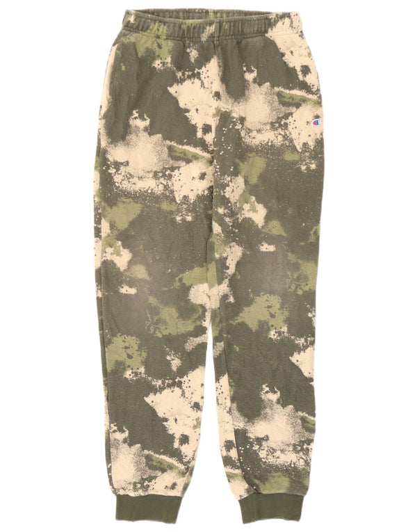 Pantaloni da tuta da ragazzo Champion, pantaloni da jogging, 14-15 anni, grandi, verde tie-dye