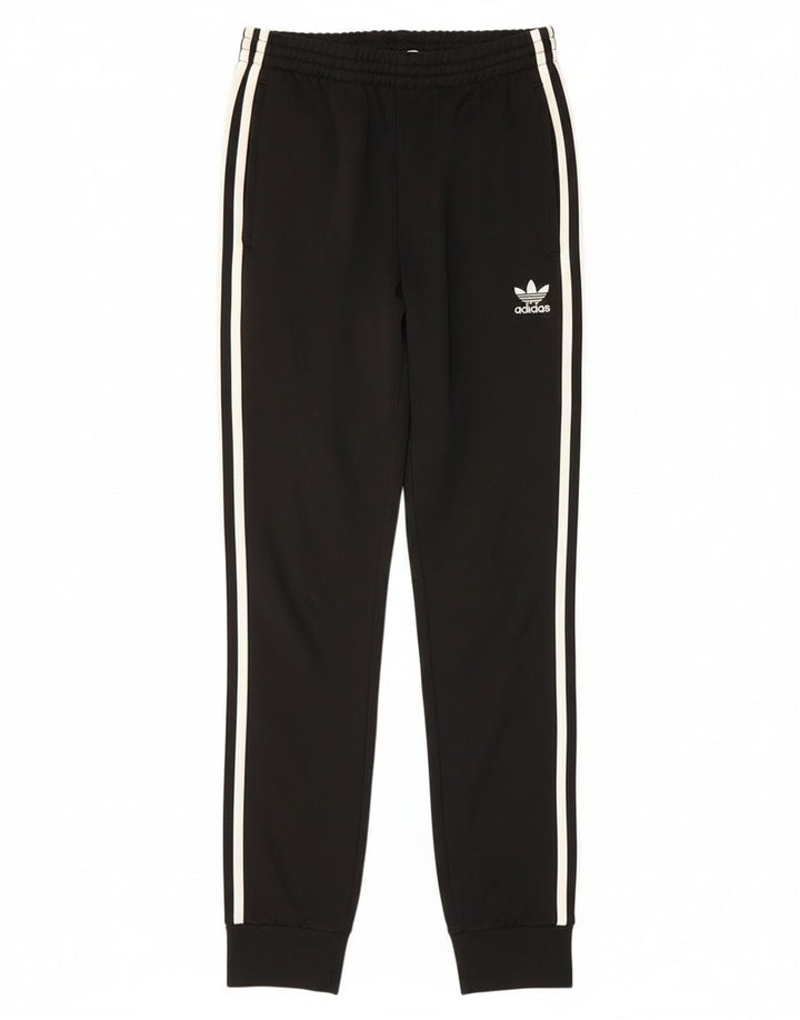 Pantaloni da tuta da uomo Adidas Joggers piccoli in poliestere nero