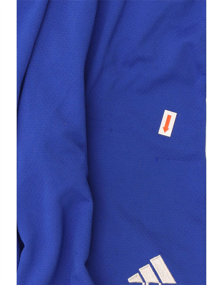 Pantaloncini sportivi Adidas Climalite da uomo piccoli in poliestere blu
