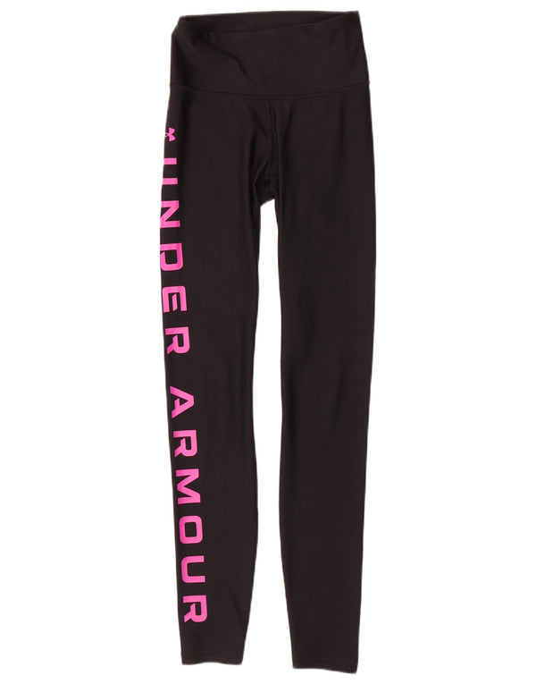 Leggings grafici da donna Under Armour UK 4 XS poliestere nero