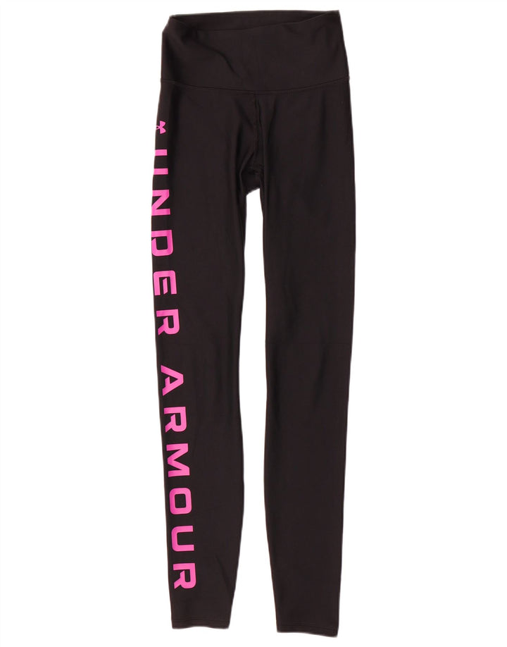 Leggings grafici da donna Under Armour UK 4 XS poliestere nero