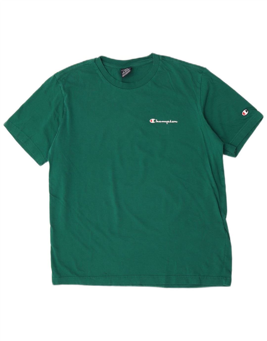 T-shirt da uomo Champion Top grande in cotone verde