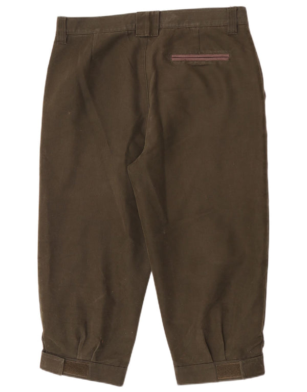 Musto Pantaloni Capri da equitazione da uomo EU 50 Large W34 L21 Poliestere kaki
