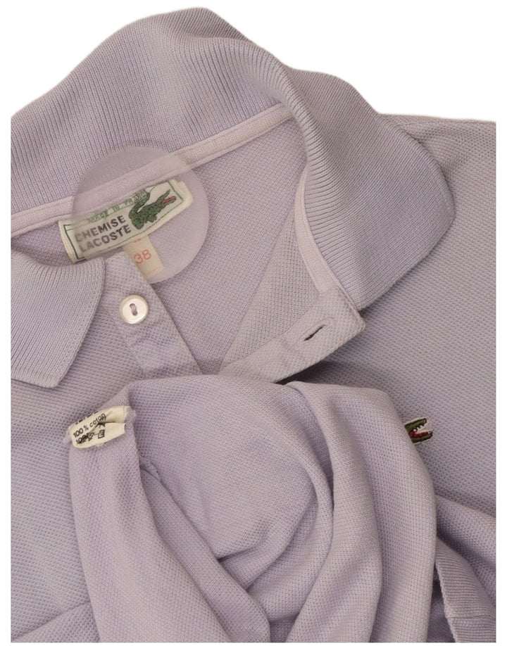 Polo da donna LACOSTE taglia 38 cotone viola medio