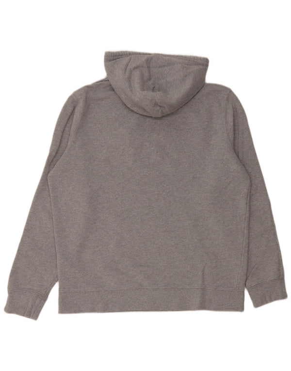 LEVI'S Maglione con cappuccio grafico dalla vestibilità standard da uomo, grande, in cotone grigio