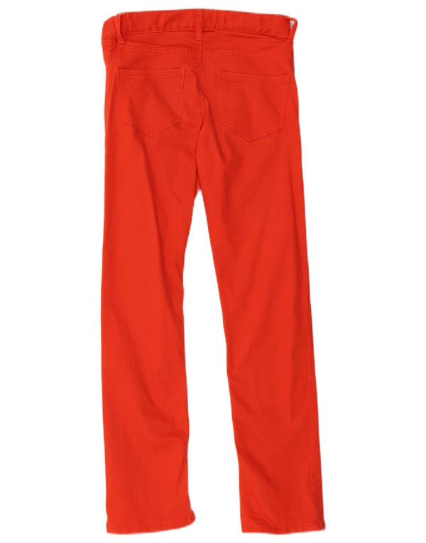 OSH KOSH Girls Slim Jeans 9-10 Years W24 L25 Orange Cotton