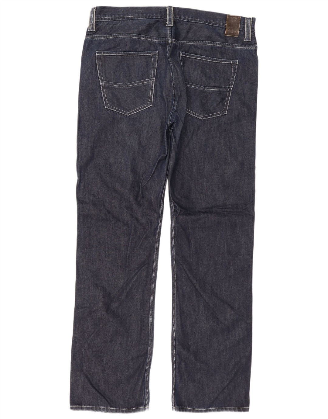 Jeans dritti autografi da uomo Marks & Spencer W36 L33 cotone blu navy