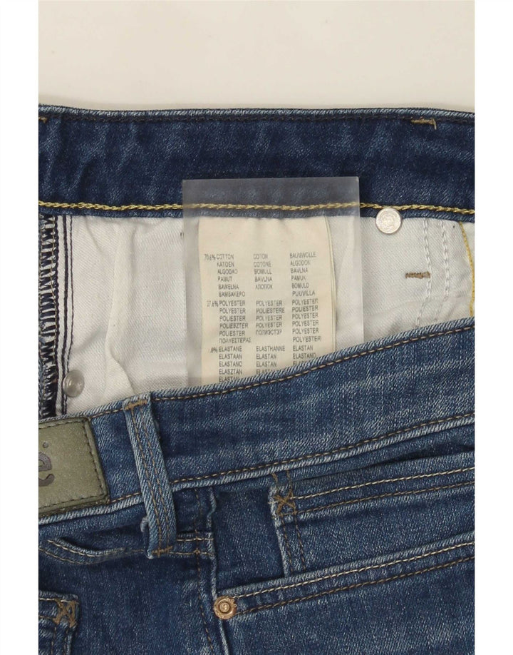 Pantaloni caldi denim da donna Lee W31 cotone blu medio