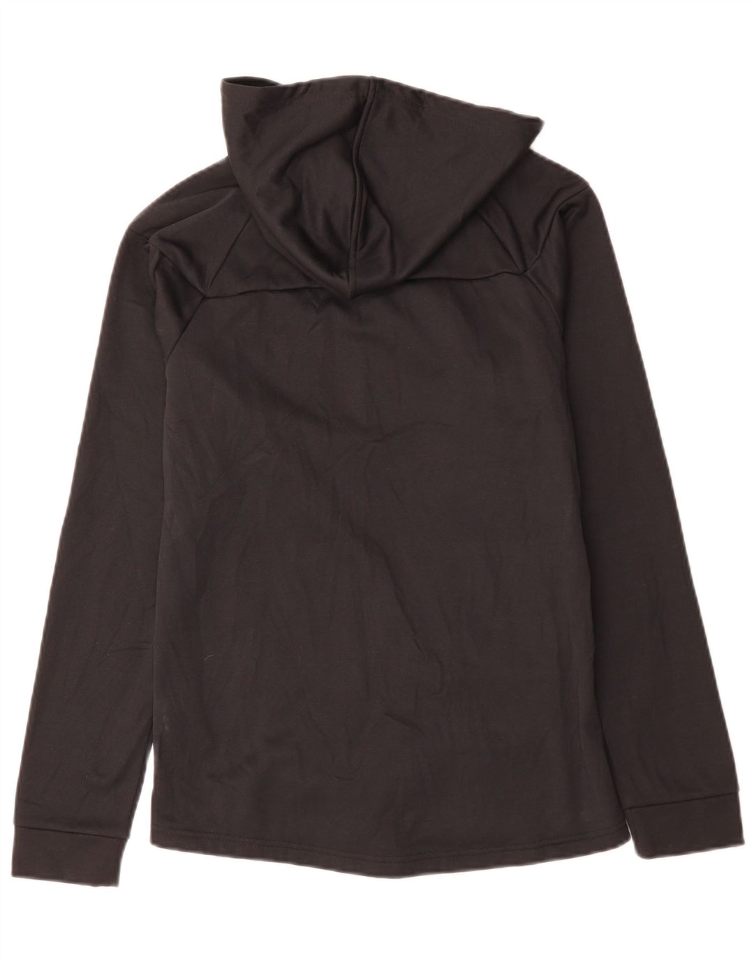 Felpa con cappuccio e zip per ragazze Puma 15-16 anni in poliestere nero