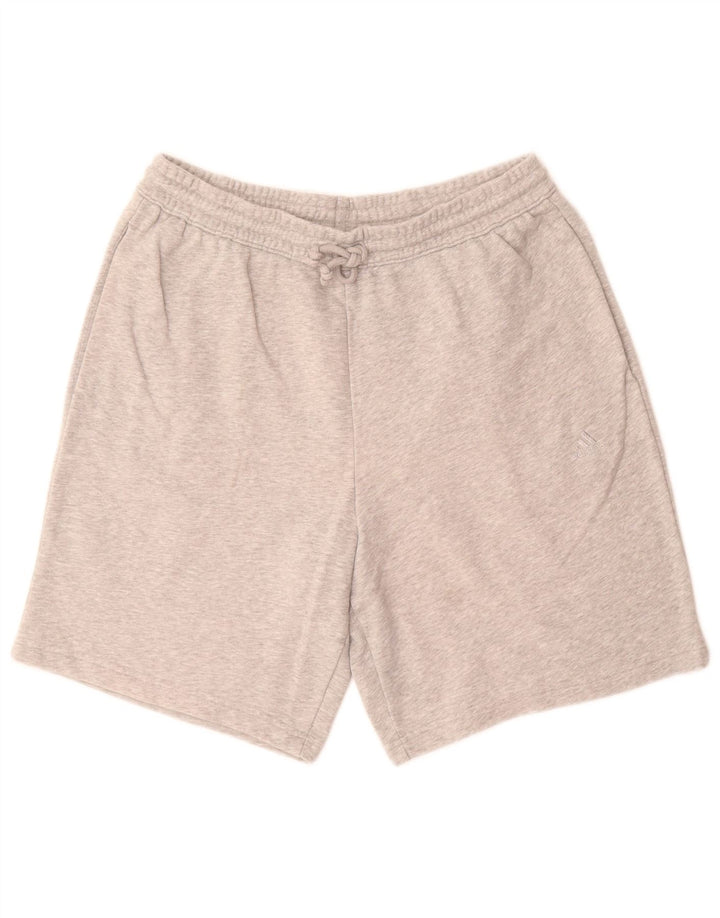 Pantaloncini sportivi ADIDAS da uomo di colore grigio medio