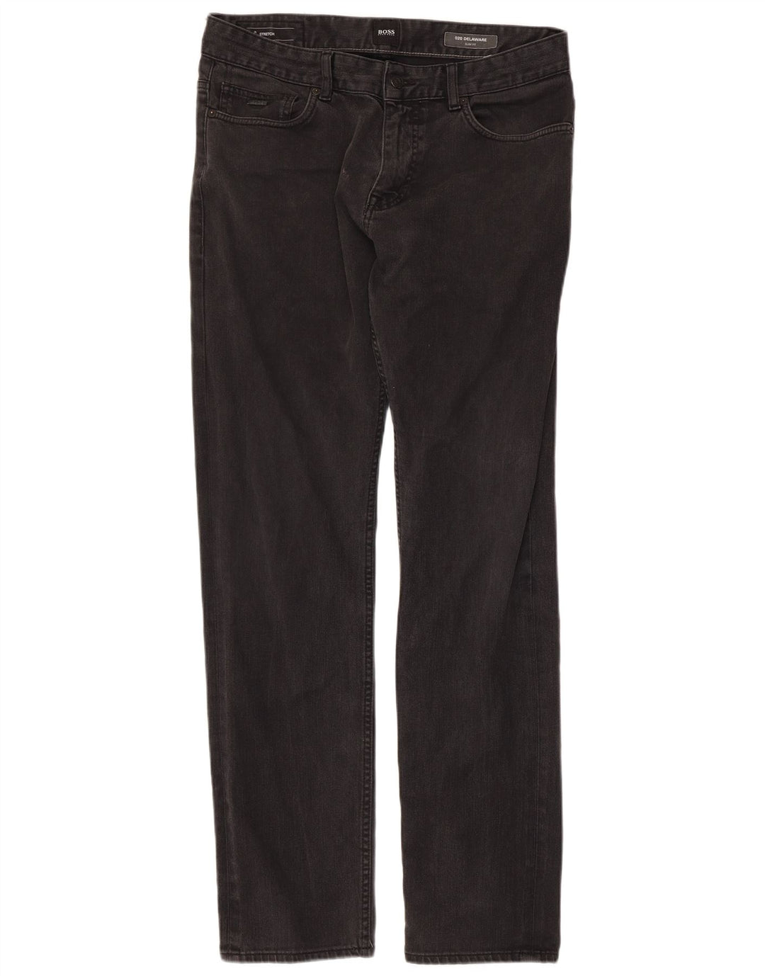 Jeans slim HUGO BOSS Delaware da donna W34 L32 cotone nero