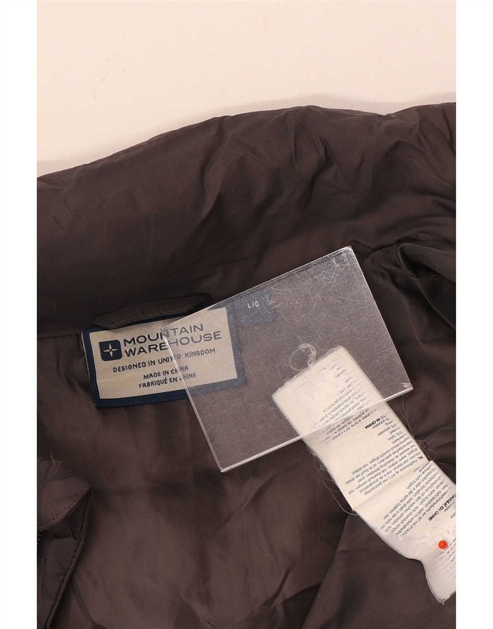 Giacca imbottita da uomo Mountain Warehouse UK 40 Large in nylon color block nero