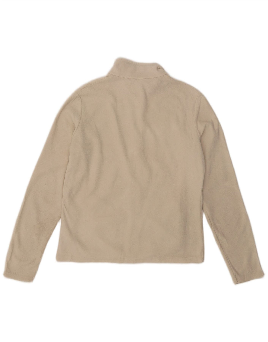 Giacca in pile da donna Marks & Spencer UK 12 Poliestere beige medio