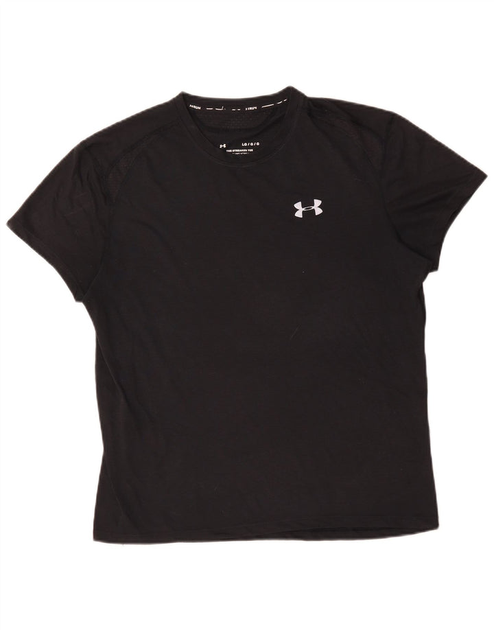 T-shirt da uomo Under Armour grande nera