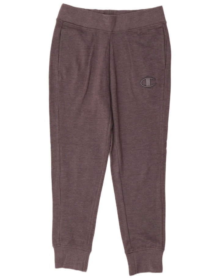 Pantaloni da tuta da uomo Champion Joggers piccoli in cotone grigio