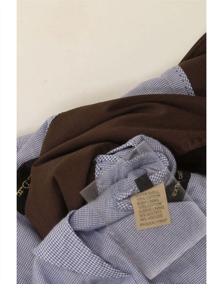Giacca blazer da uomo a 2 bottoni Massimo Dutti EU 54 XL cotone marrone