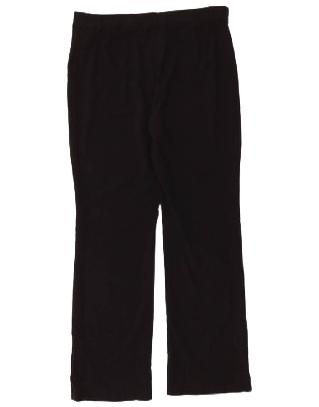 Pantaloni da abito Bootcut da donna Marks & Spencer UK 14 Large W34 L30 Nero