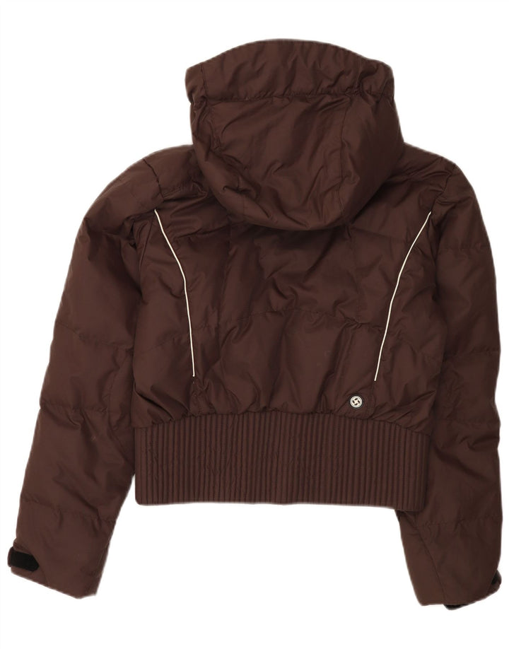 Piumino Colmar Donna con cappuccio IT 42 Marrone Medio Poliammide