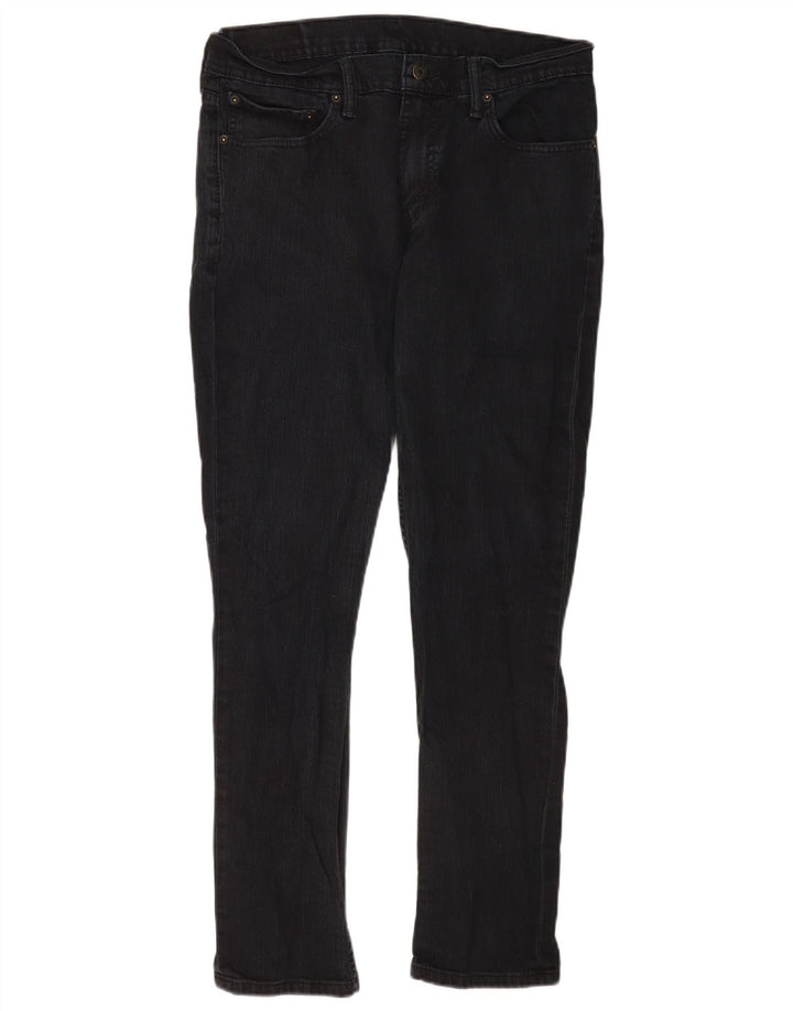 Jeans slim da uomo Levi's W33 L30 cotone nero
