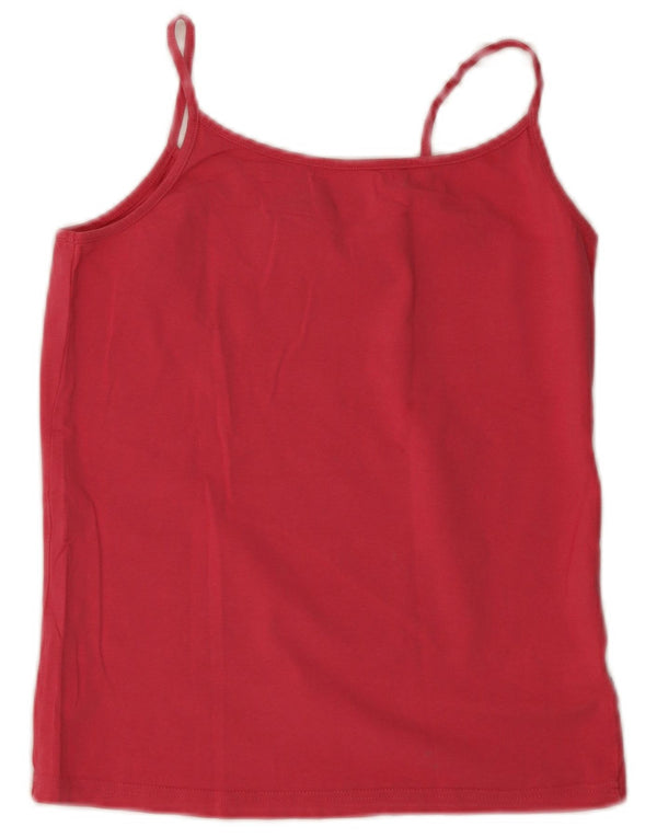 Top corto Kappa da donna, taglia UK 18 XL, cotone rosso