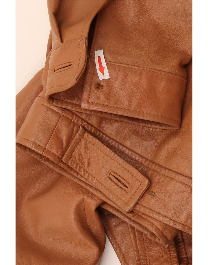 Giacca in pelle da uomo Chevignon UK 38 Marrone medio