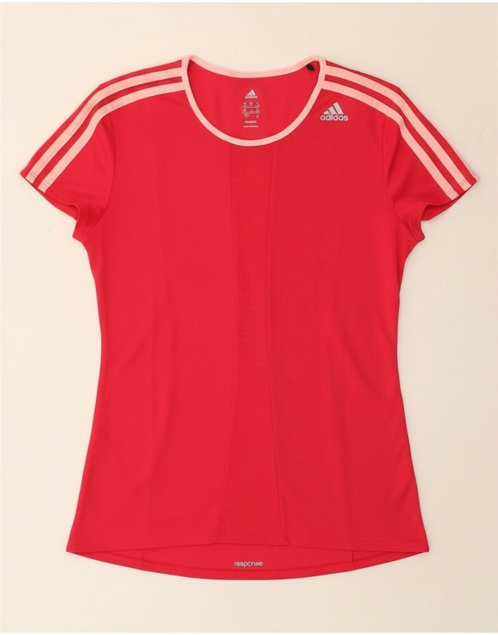 T-shirt Adidas Climalite da donna Top UK 8/10 Small Rosa Poliestere