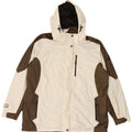 Giacca a vento con cappuccio da donna IGUANA EU 46 XL White Colourblock