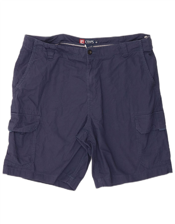 Pantaloncini cargo da uomo Chaps W40 XL in cotone blu navy