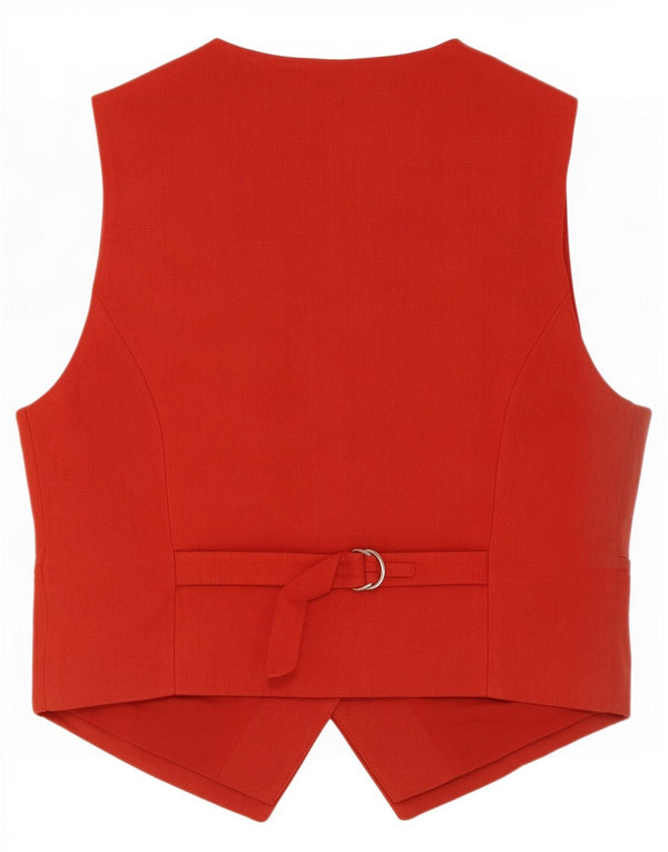 Gilet Zara da donna UK 12 rosso medio in viscosa